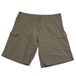 Kuhl Shorts RENEGADE Cargo Shorts Mens 40 Green Stretch Nylon Performance 12"‎